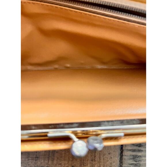 Céline Macadam Long wallet Classic Brown w/Tan leather trim - Picture 10 of 13